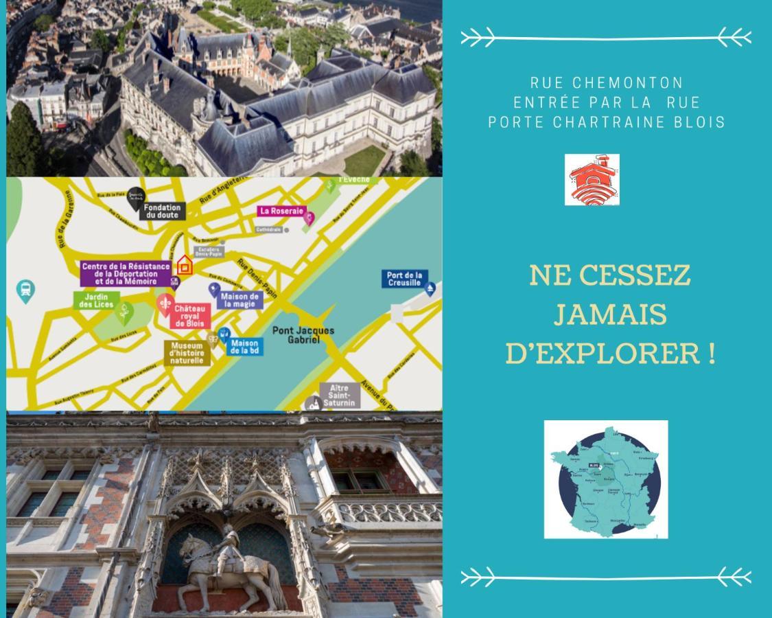 Apartament Passage Du Cygne Blois Zewnętrze zdjęcie